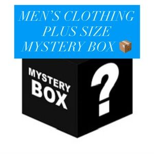 - PLUS SIZE MEN’S MYSTERY BOX- ALL NEW 💕